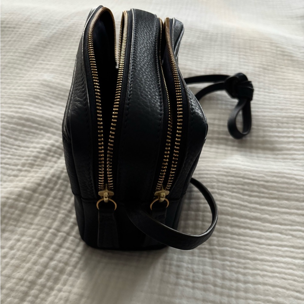 Tory Burch Navy Leather Crossbody Bag - Picture 3 of 4